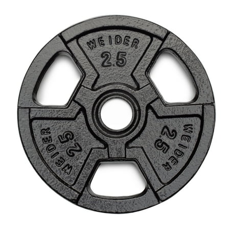 Weider Standard Weight Plate, 2.5-25 lbs. With Black Hammertone (Best Steel Armor Plates)