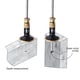 thumbnail image 4 of Calibrador de marcado de madera de estilo europeo herramientas manuales de Ehuebsd trazado lineal de precisión ajustable para un solo ejedoble eje 1 ud., 4 of 9