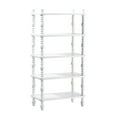 thumbnail image 5 of Vivienne Walker Edison Easy Assembly Solid Wood Spindle Short Bookshelf - White, 5 of 12