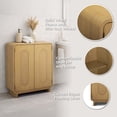 thumbnail image 3 of Teamson Home Tenley Modern Accent Storage Cabinet with Adjustable Shelf & Handle-Free Doors, 3 of 12