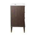 thumbnail image 3 of Swiss Madison Sm-Bv390-3 Hugo 24" Free Standing Single Basin Vanity Set - Brown Oak /, 3 of 6