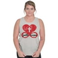 thumbnail image 4 of Faith Hope Love Cross Eternal Life Womens Plus Size Graphic Tank Top Brisco Brands 3X, 4 of 5