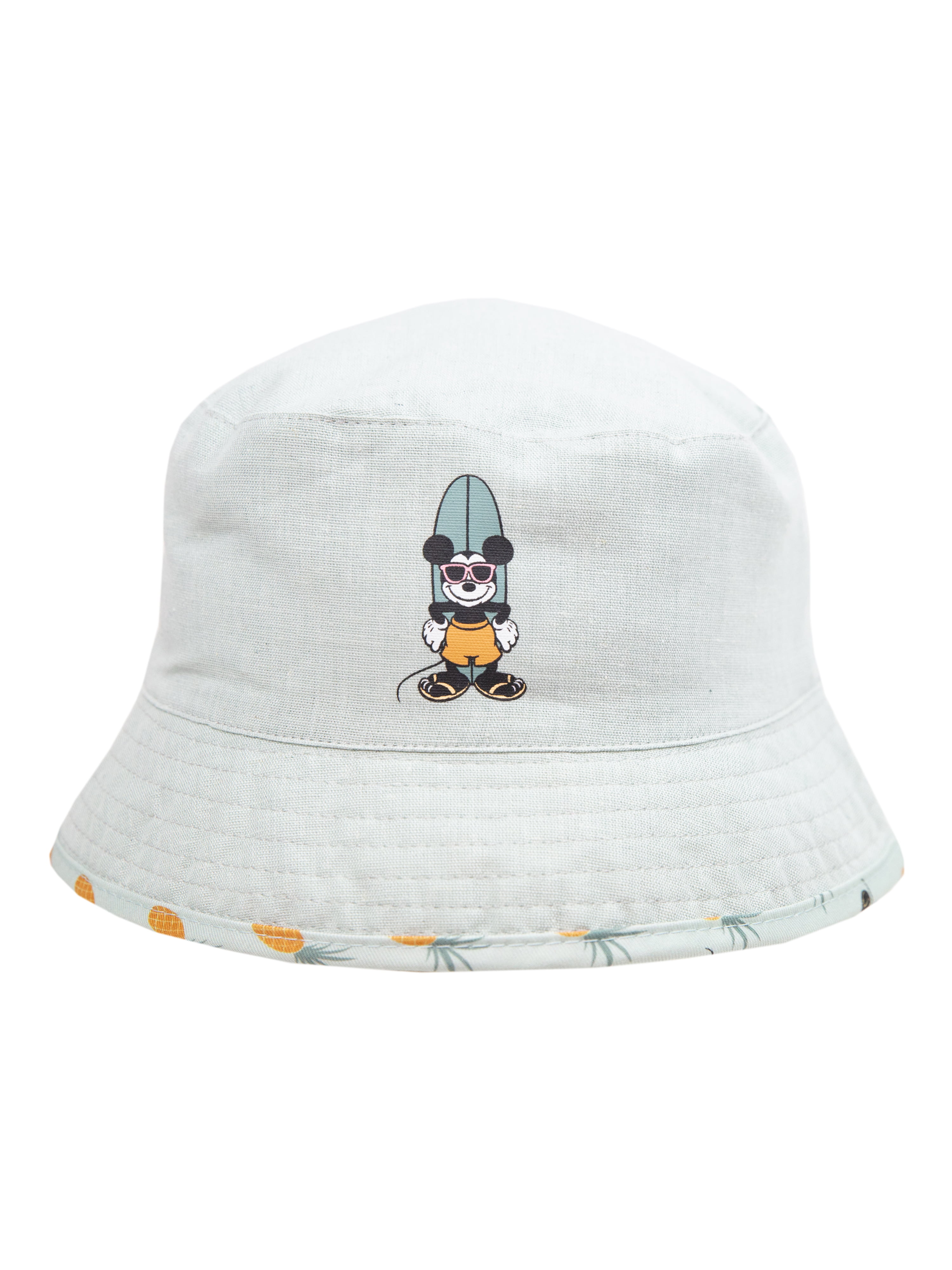 Disney Mickey Mouse Toddler Boys Reversible Gray Bucket Style Swim Hat