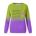 thumbnail image 4 of MIARHB - Sudaderas extragrandes para mujer, tallas grandes, moda informal, manga larga, sudaderas con capucha y estampado navideño, tallas S-3XL, 4 of 5