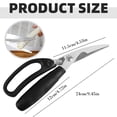 thumbnail image 3 of Cylindrical Chicken Bone Scissors Household Kitchen Scissors Multi Functional And Powerful Chicken Bone Scissors 1970s Kitchenware, 3 of 9
