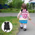 thumbnail image 5 of Arnés de seguridad para niños con correa para pasear + Correa antipérdida para muñeca, cinturón de asistencia para muñeca para niños pequeños (rosa), 5 of 5