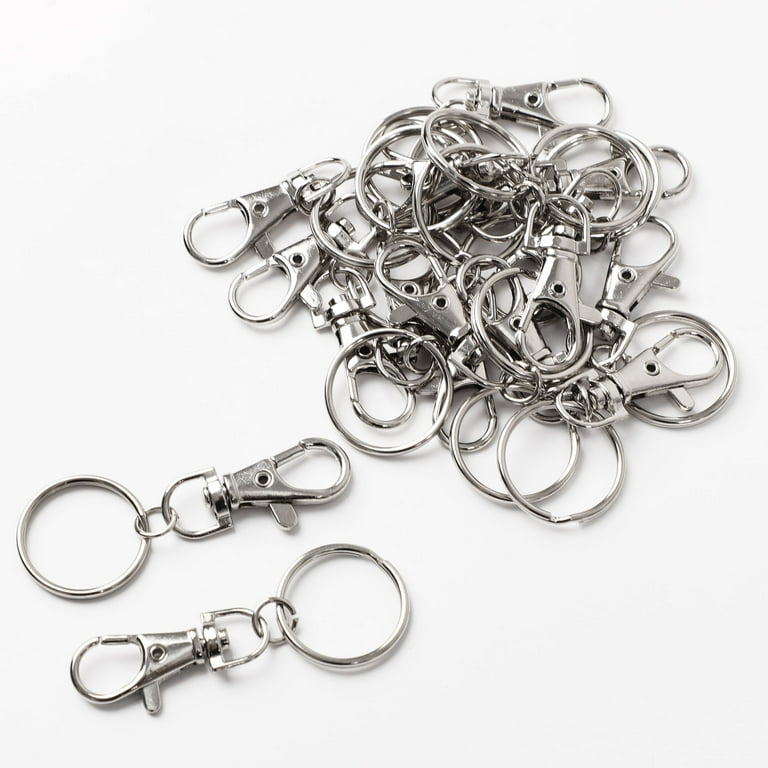 12 Pc Metal Chains Hooks Key Rings Keychain Snap Swivel Lobster Claw 12 L  Crafts, 1 - Harris Teeter