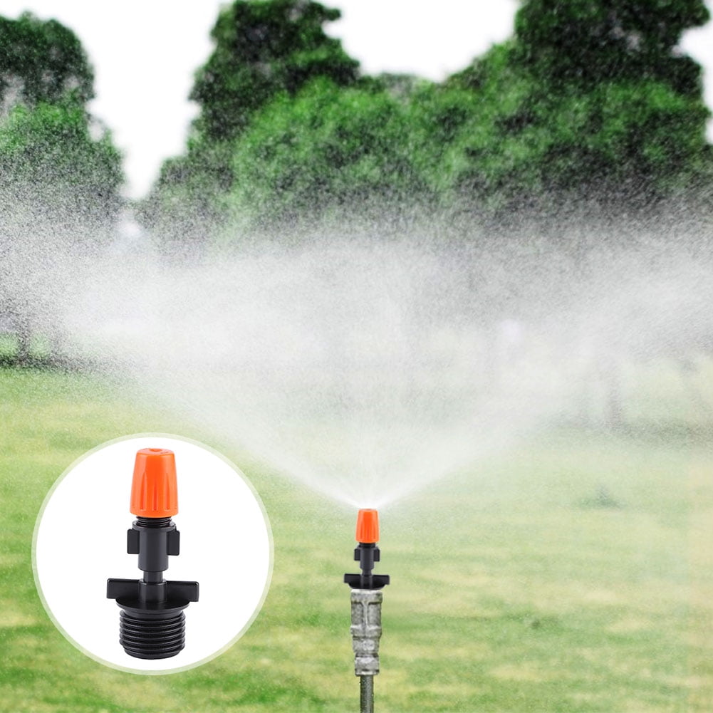 20 Pcs Misting Cooling Micro Irrigation System Sprinkler Garden Rotation Nozzle 