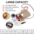 thumbnail image 3 of FALAN MULE Cell Phone Purses Small Genuine Leather with Adjustable Strap Crossbody Bags for Women, 3 of 7