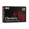 thumbnail image 1 of Piezas de reemplazo para damas Hi-Q, 24 piezas de plástico resistente, 1 of 5