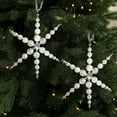 thumbnail image 1 of Colgante de árbol de Navidad hueco | Adorno de Plástico con Espejo Transparente 5.9in | Decoración navideña del centro de la tienda | Elegante Pulido, Animado Chime, Duradero para Colgar, 1 of 6