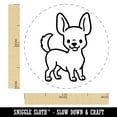 thumbnail image 2 of Chihuahua Standing Dog Self-Inking Rubber Stamp Ink Stamper - Green Ink - Medium 1 Inch, 2 of 7