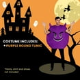 thumbnail image 6 of Horny Devil Purple Emoji Adult Unisex Costume | One Size, 6 of 7