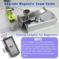 thumbnail image 2 of Upgraded Magnetic Seam Guide for Sewing Machine, Magnetic Sewing Guide with Clip, Hemmer Guide, Multifunctional Hem Guide, Universal Sewing Machine Attachments, Sewing Supplies Accessories C33, 2 of 3