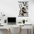 thumbnail image 7 of Aizawa Shota Hanging Poster, Black Plastic Shaft Wall Hanging Posters Scroll Hanger, Canvas Artwork Wall Art Painting Decor for Living Room Bedroom Office 20"X30", 7 of 7