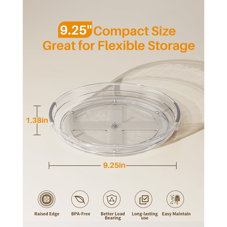 LAMU 2-Pack 9-Inch Lazy Susan Organizer photo 5