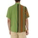 thumbnail image 3 of CAMISA DE HOMBRE INSPIRE CHIC DE BOTONES, CON BLOQUES DE COLOR, DE MANGA CORTA, RAYADA, CAMISAS DE VERANO 2XL VERDE, 3 of 6