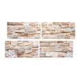 thumbnail image 1 of 4x 3D Brick Wallpaper Wall Stickers Impermeable DIY Faux Textured Bricks Calcomanías Paneles de pared de para cocina Backsplash Gloria Fondo de pantalla, 1 of 7