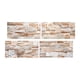 thumbnail image 1 of 4x 3D Brick Wallpaper Wall Stickers Papel de pared impermeable Paneles de pared Calcomanías para cocina Backsplash Home TV Fondo Lavandería, 1 of 7