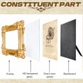 thumbnail image 6 of DESIGNICE 3Pcs Vintage Picture Frames,Enhance Feel Photo Frames,Multi-Scene Gold Picture Frames,5.91"X5.91",Style1, 6 of 7