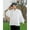 White, variant on The Pirate Dressing C1099 Capn Quincy Shirt- Black - Large