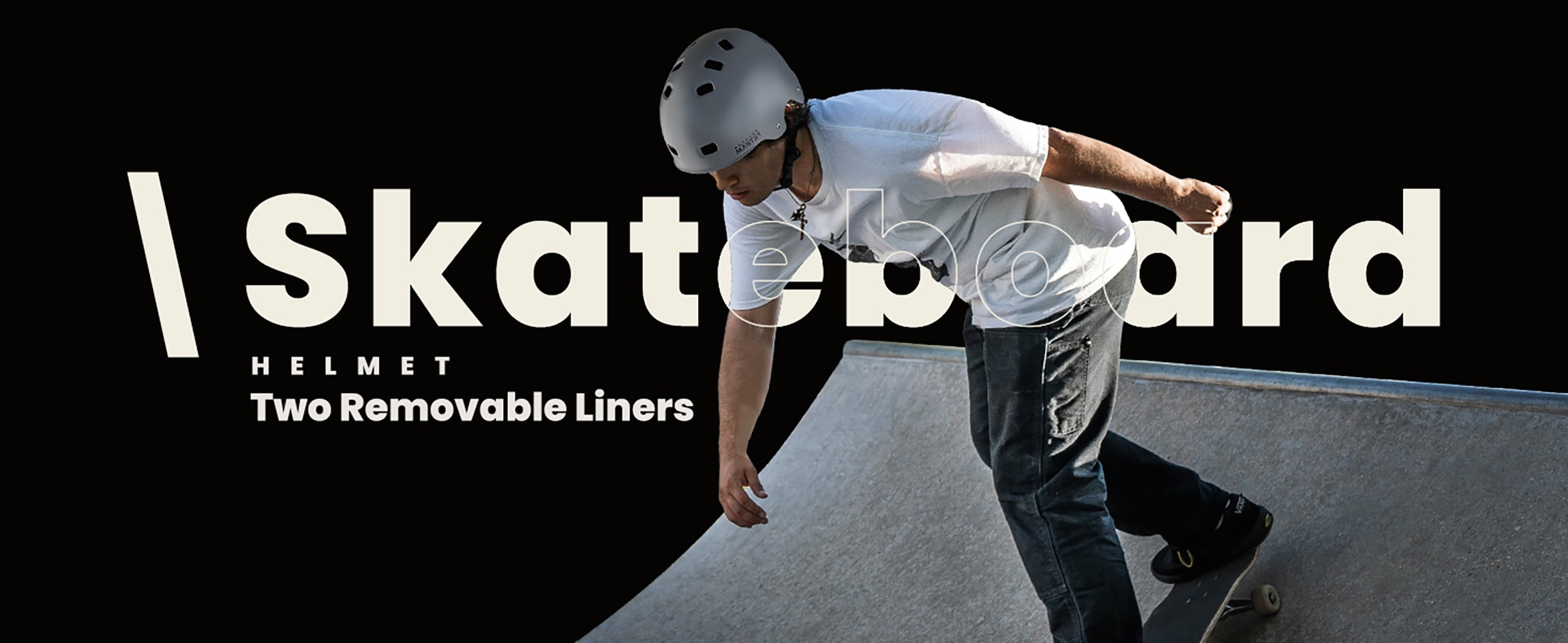 OutdoorMaster Skateboard Cycling Helmet, Two Removable Liners Ventilation Safety Bike Helmet for Adults, Youth & Kids