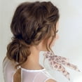 thumbnail image 2 of Unique Bargains 1 Pc Fashion Butterfly Pattern Hair Scrunchies Hair Ties Purple, 2 of 5