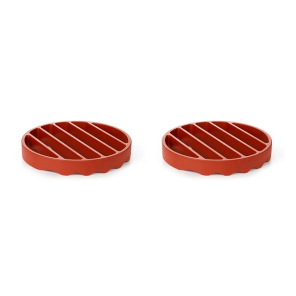 Monstrate Estante para asar, soporte para asar, accesorios rojos para el hogar, utensilios de cocina antiadherentes lavables, conveniencia Type1 NO1