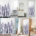 thumbnail image 6 of Pine Tree Fabric Shower Curtain Forest Tree Washable Shower Curtains for Bathroom, Waterproof Bath Curtain with Hooks Home Decor 72x84in, 6 of 8