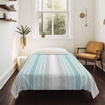 thumbnail image 4 of Aqua Gray Stripes Tapestry for Bedroom Wall Hanging Tapestry, Minimalist Gradient Lines Aesthetic Ceiling Backdrop Tapestries Poster Blanket Wall Decor for Teens Room Living Room Dorm 39" x 59", 4 of 8
