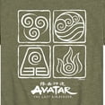 thumbnail image 3 of Avatar - The Last Airbender - Four Elements Inverse - Youth Short Sleeve Graphic T-Shirt, 3 of 5