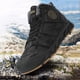thumbnail image 1 of Botas de nieve al aire libre para hombre Zapatos de trekking para caminar cálidos de felpa Cómodos impermeables, 1 of 9