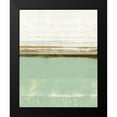 thumbnail image 2 of Meneely, Dan 12x14 Black Modern Framed Museum Art Print Titled - Familiar Feeling Green And Beige, 2 of 5