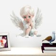 thumbnail image 1 of Ganfancp 11.8Inch Jesu Angel Baby Boy Wall Sticker Living Room Bedroom Outdoor Self-Adhesive Pvc Stickers Ofertas Flash 1* Pegatina Ángel, 1 of 6