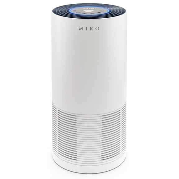 Miko Ibuki L Air Purifier for Home Large Room, 1600 Sqft, Air Cleaner for Smoke Dander Hair Smell Dust, H13 True HEPA Filter