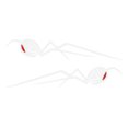 thumbnail image 2 of 2x Emblema Etiqueta Adhesiva de Carreras de Coches Forma Araña Proteger de Cuerpo Blanco Baoblaze Etiqueta engomada de la etiqueta engomada del coche, 2 of 6