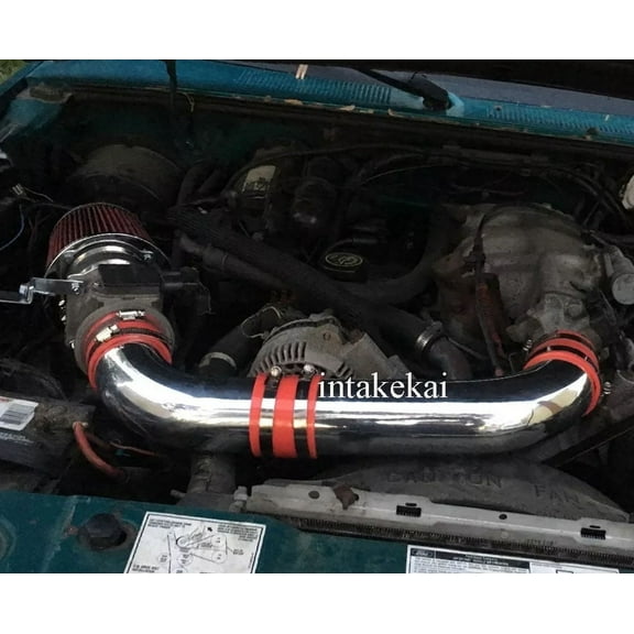 Performance Air Intake for 1991 1992 1993 1994 Ford Ranger 4.0L / 1991-1994 Explorer 4.0 4.0L V6 Engine (RED)
