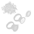 thumbnail image 4 of 50 piezas de anillos desechables para pigmento de tatuaje, soporte para pegamento de pestañas, accesorios para tatuajes, 4 of 14