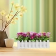 thumbnail image 7 of MLINS Artificial Flower Set for Decor with High Realism and Durability Multi Color Wood Plastic 6 Pieces, 7 of 7