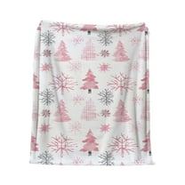 KOYPTL Christmas Flannel Fleece Blanket,Warm Xmas Tree Throw Blankets for Couch Bed Chair Lounging Travel Holiday Winter Fall Home Decoration,Soft Festive Cover Printed Blanket Gifts Kids Women Girls
