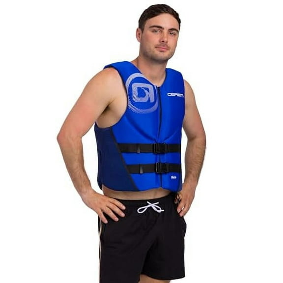 O'Brien Men's Traditional Neoprene USCGA Life Jacket, Black, 5X-Large