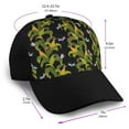 thumbnail image 2 of Naloa Corn And Dragonflies Adult adjustable Print Baseball Hat, Patchwork curved brim baseball capfor Men and Women, One Size, 2 of 5