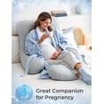 thumbnail image 2 of Sleep pillow, U-shaped full body with removable washable cover - back, leg, and abdominal support, 2 of 7