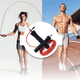 thumbnail image 4 of Cuerda para saltar de velocidad, cuerdas para saltar ajustables con rodamientos de bolas, para adultos, ejercicio, boxeo, MMA, 4 of 5