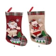 thumbnail image 3 of Yuarrent Calcetín navideño tradicional, accesorios colgantes de Navidad para el hogar, decoración colgante, colgantes de calcetín, bolsa de dulces Kits de decoración para fiestas Papá Noel Yuarrent HA068969-01, 3 of 6