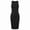 Black - Crew Neck, variant on Women's Sleeveless Crew Neck Bodycon Midi Dress Charcoal Large