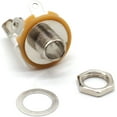 thumbnail image 3 of LAICAIW 6.35mm (1/4inch) Female Stereo Socket Panel Mount Jacks, Patch Cables, Microphone Connector Adapter 6 Pack-Lageter, 3 of 5