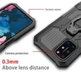 thumbnail image 7 of Allytech OnePlus Nord N200 5G Case 2021, Rugged Military Grade Protective Shockproof Build-in Kickstand Back Clamp Anti-scratch Case Cover Shell for OnePlus Nord N200 5G - Gray, 7 of 7
