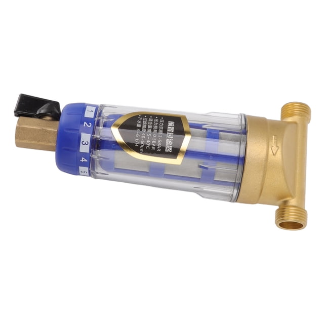 Water Filter,Cyclonic Sedimentation Water Filter Whole House Water Filter Backwashing Water Filter Streamlined Design