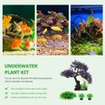 thumbnail image 2 of GOOHOCHY 1 juego de plantas de acuario, decoración de peceras, kit de decoración de árboles submarinos, decoraciones para peceras, 2 of 8